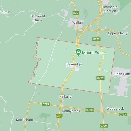 Beveridge map area
