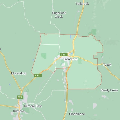 Broadford map area