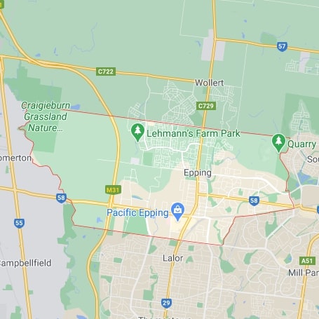 Epping map area