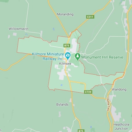 Kilmore map area