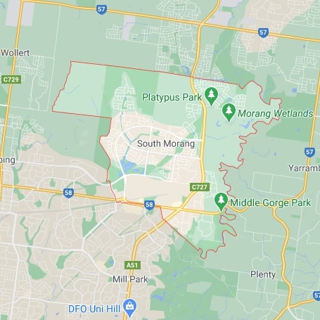 South Morang map area