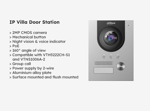 Review on IP Villa Door Station From Dahua Security