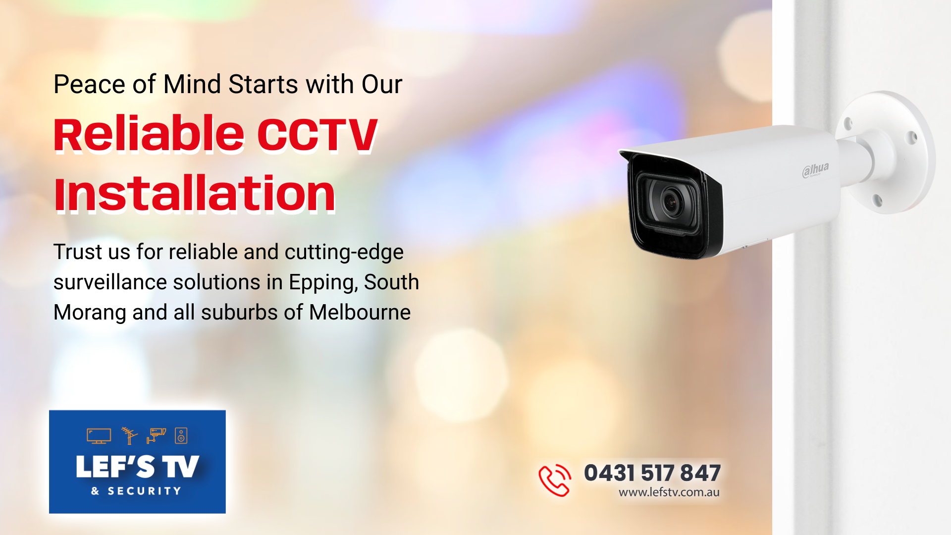 Reliable CCTV Installation Epping